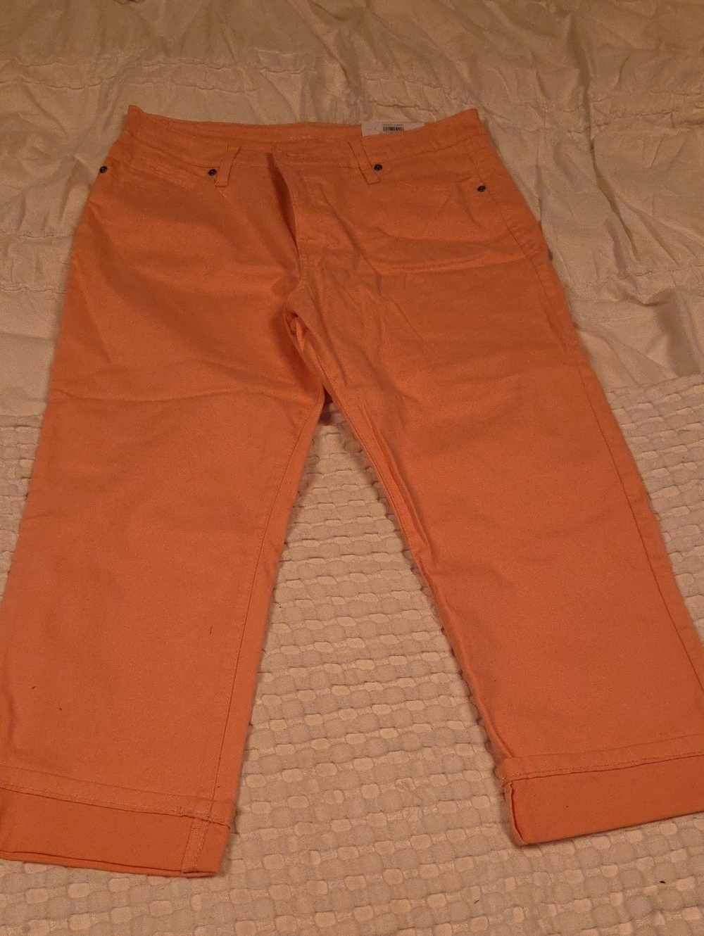 Pink Cropped Pants Size 14